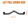 LAT Pull Down Bar for Cable Machine, LAT Pulldown Attachments T-bar V-bar Cable Attachment for Gym, Back Tricep Strength Training Handle (BL4PLUS) view 2