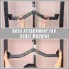 LAT Pull Down Bar for Cable Machine, LAT Pulldown Attachments T-bar V-bar Cable Attachment for Gym, Back Tricep Strength Training Handle (BL4PLUS) view 3