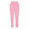 Uillui Dress Pants for Women Business Casual High Waist Pleated Cropped Pants Trendy Solid Slacks Office Trousers Workwear view 3