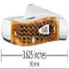 Case XX Pocket Knife BURNT AMBER BONE MEDIUM STOCKMAN IN GIFT TIN Item #10778-6318 SS - Length Closed: 3 5/8Inches view 2