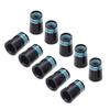 Hubceuo 10 Pcs Golf Sleeve Ferrule for Golf Irons Tip Size 0.370 Plastic Golf Ferrules Club Shafts Accessories,Blue view 1