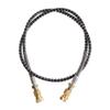 High Pressure Hose with Spring Wrapped 100cm Long PCP Pneumatics Air Refilling Pump Nylon Black Hose view 1