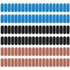 Hubceuo 120 Pcs Bowling Tape Bowling Thumb Tape Bowlers Tape Flex Bowling Finger Tape Elastic Bowling Thumb Protector,A, Blue&Black&Brown