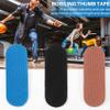 Hubceuo 120 Pcs Bowling Tape Bowling Thumb Tape Bowlers Tape Flex Bowling Finger Tape Elastic Bowling Thumb Protector,A, Blue&Black&Brown view 3