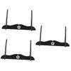 Kisangel 3pcs Decorative Wooden Display Stand Versatile Desktop Holder for Simple Design for Flutes and Collectibles Easy to Install and Store view 1