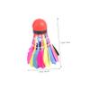 Kisangel 11pcs Colorful Shuttlecocks Creative Training Birdies for Entertainment Design for Beginners and Amateurs for Family Play view 4