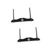 Kisangel 2pcs Stand Chinese Storage Rack Wooden Holder Desktop Organizer Flute Display Stand view 1