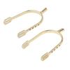 NineFit Basics Premium Stainless Steel Equestrian Horse Riding Spikes for Men - Set of 2, Gold, as described view 3