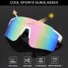 BUYAGE Cycling Glasses for Men Women, Youth Baseball Sunglasses Teens Softball Running Sports 80s Shades view 4