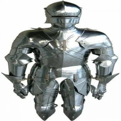 Medieval Wearable Knight Suit Of Armor, Steel Crusader Gothic Larp Halloween Armour set By Antique House Craft