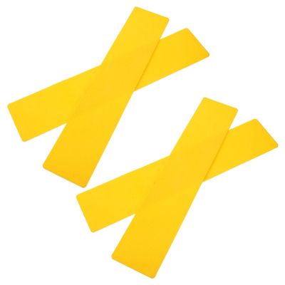 Happyyami 4pcs Agility Training Markers for Tennis Basketball Floor Markers for Court Boundaries Brightly Colored Training for Enhanced Visibility and Player Flexibility