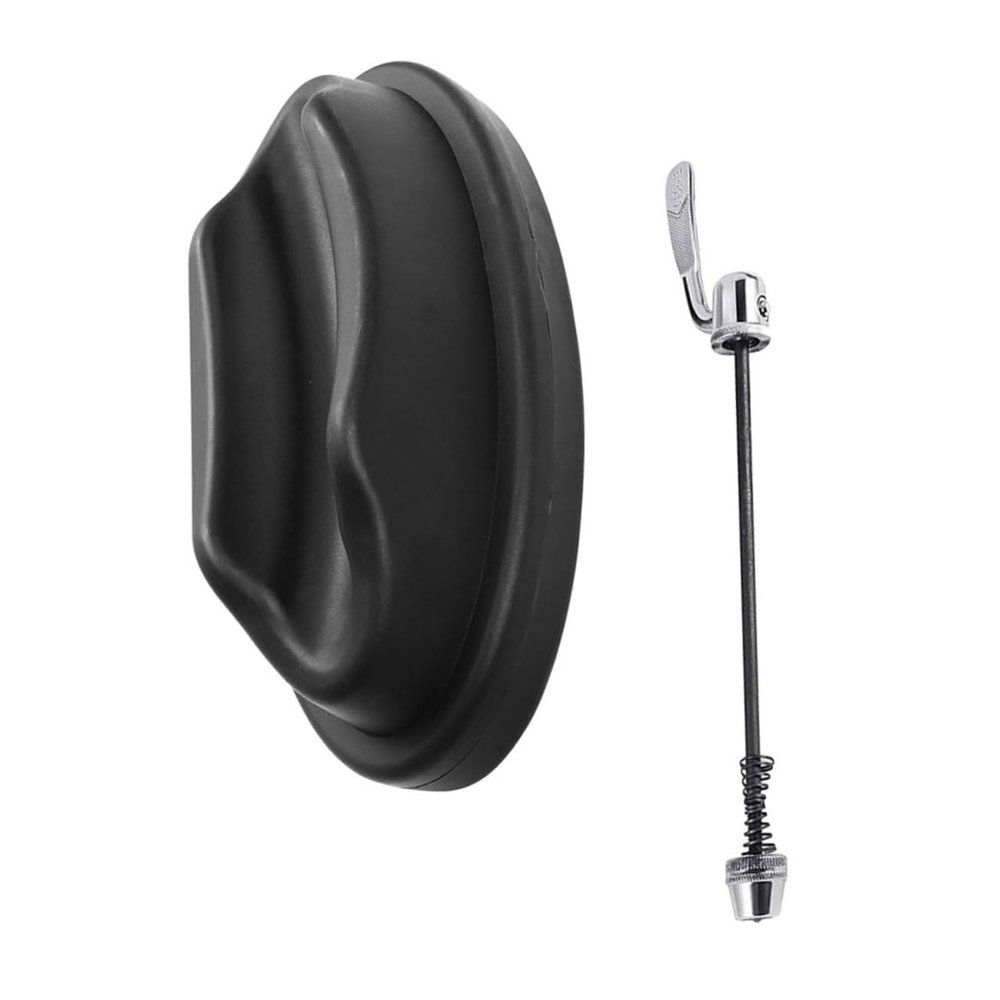 Happyyami 1set Professional Bike Front Wheel Riser Mat for Indoor Training Lightweight Front Wheel Fixing Stand Compatible Mountain and for Enhanced Stability