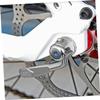 Happyyami 1set Professional Bike Front Wheel Riser Mat for Indoor Training Lightweight Front Wheel Fixing Stand Compatible Mountain and for Enhanced Stability view 2