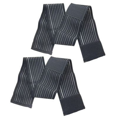 Mobestech 4pcs Elastic Sports Knee Brace Support Strap Compression Winding for Men Construction Fitness Running Basketball