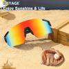 BUYAGE Cycling Glasses for Men Women, Youth Baseball Sunglasses Teens Softball Running Sports 80s Shades view 4