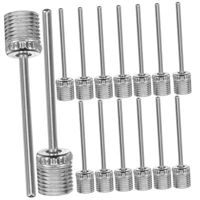 Happyyami 100pcs Stainless Steel Air Needles for Inflation Pump Needles for Basketball Football Volleyball Efficient Inflation for Sports