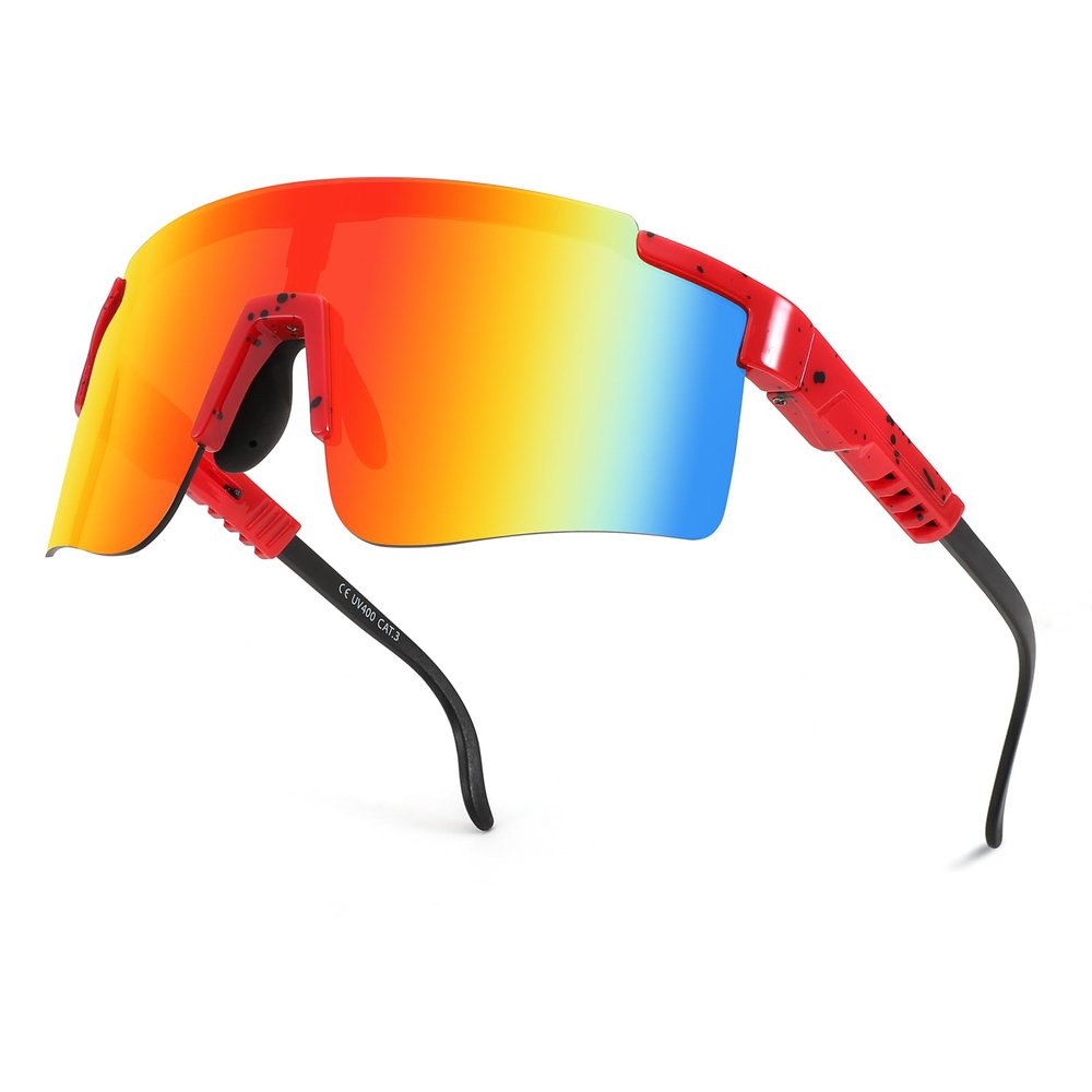 BUYAGE Cycling Glasses for Men Women, Youth Baseball Sunglasses Teens Softball Running Sports 80s Shades