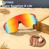 BUYAGE Cycling Glasses for Men Women, Youth Baseball Sunglasses Teens Softball Running Sports 80s Shades view 3