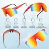 BUYAGE Cycling Glasses for Men Women, Youth Baseball Sunglasses Teens Softball Running Sports 80s Shades view 4