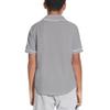 BAICAIYU Kids Baseball Jersey Solid Button Down Shirts Sports Uniform for Boy Gril Softball Gray view 2