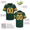 Custom Football Jersey Personalized Stitched/Printed Team Name & Number Customized Football Jersey for Men Women Youth (US, Alpha, One Size, Regular, Regular, Green-Yellow) view 3