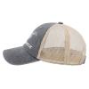 Making Cowboys Cry Hat for Women Retro Denim Hats Womens Gray01 Ball Caps with Design for Mailman view 3