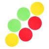 Happyyami 6pcs Soccer Training Sign Discs Playground Markers for Football Drills Non-Fade Training Tools Bright Colors view 1