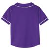 BAICAIYU Kids Baseball Jersey Solid Button Down Shirts Sports Uniform for Boy Gril Softball Purple view 3