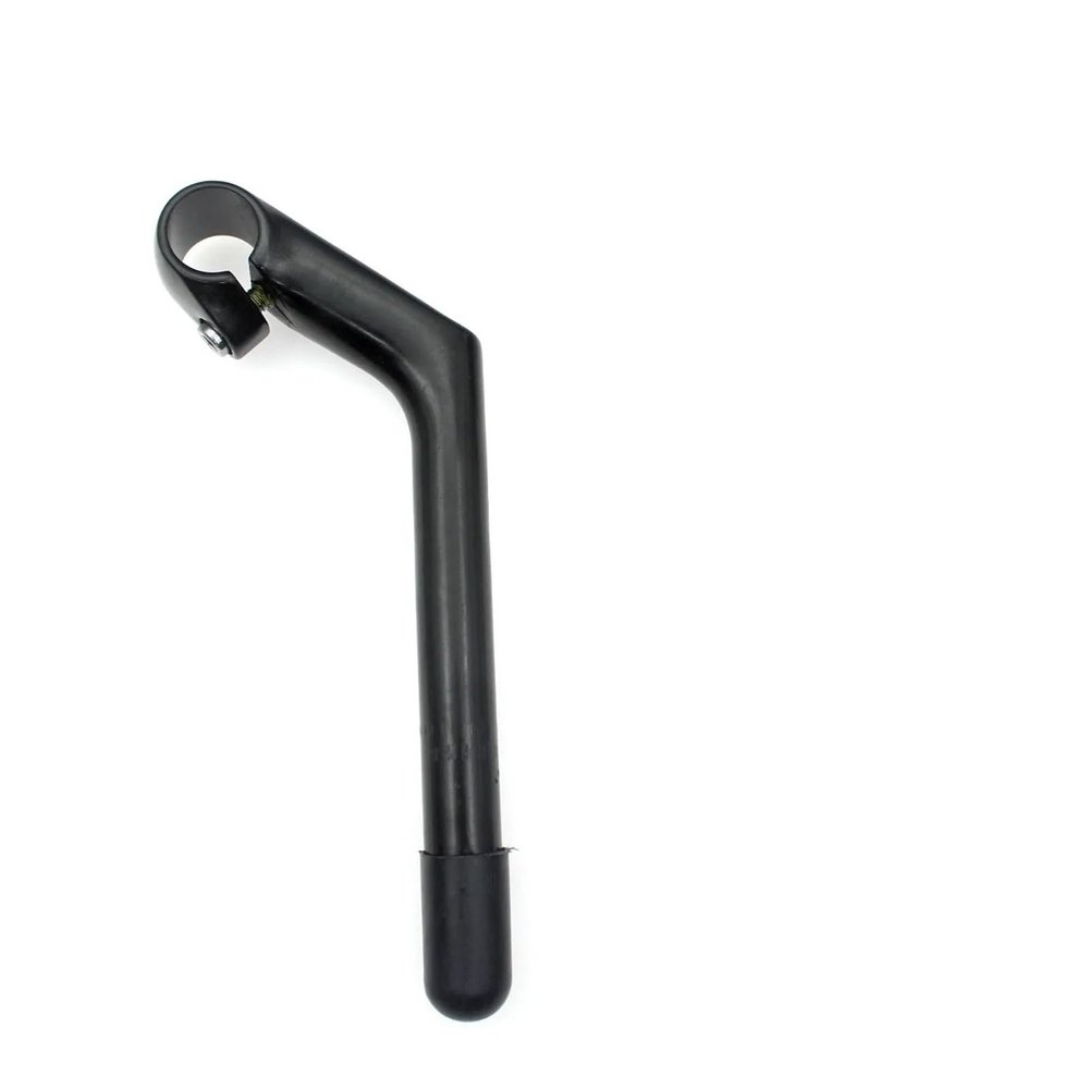 TQASER Handle Bar Stem Gooseneck Shape Bicycle Handlebar Stem E-Bike Aluminum Gooseneck Design Handlebar 80mm*25.4mm*22.2mm*180L Bicycle Accessories(Black 25.4)