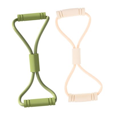 Happyyami 2pcs Elastic Band Fitness Equipment Arm Exercise Equipment Workout Gym for Women Arm Band Exercise Resistance Tubes