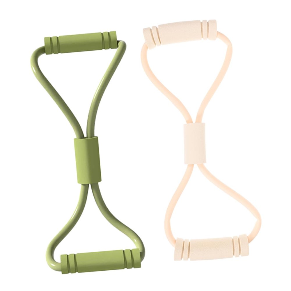 Happyyami 2pcs Elastic Band Fitness Equipment Arm Exercise Equipment Workout Gym for Women Arm Band Exercise Resistance Tubes