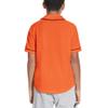 BAICAIYU Kids Baseball Jersey Solid Button Down Shirts Sports Uniform for Boy Gril Softball Orange view 2