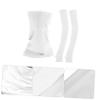 Sports Arm Sleeves Polyester White for Driving Hiking Uv Protection view 3