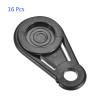 M METERXITY 16 Pack Tarp Grabbers Tent Clips - Outdoor Waterproof Sun Shade Canopy Tent Movable Tarp Clips, Apply to Camping Hiking (12mm, Black) view 4