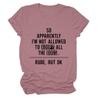 Dogs Mom Shirt Womens So Apparently I'm Not Allowed to Adopt All The Dogs Crew Neck Tee Tops Dog Lover Mama T-Shirt view 1