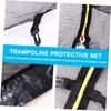 HANABASS Bounce Safety Enclosure Net Trampoline Protective Net Pole Kit Fall Fence for Trampoline Nylon Mesh Boy Girl view 4