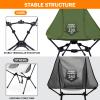 AYAMAYA Ultralight High Back Camping Chair, Upgraded All Aluminum Widen Frame Structure Folding Chairs with Side Pocket & Carry Bag Compact for Camping Hiking Fishing Backpacking Outdoor view 3
