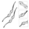 HANABASS 2pcs Stainless Steel Dock Cleats for Boats and Yachts Durable Rope Tie-Off Versatile Anchoring for Docks and Garages view 3