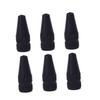Black Aluminum Alloy Bike Valve Caps 12 Piece Set for Bicycle view 1