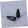 Black Aluminum Alloy Bike Valve Caps 12 Piece Set for Bicycle view 3