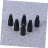 Black Aluminum Alloy Bike Valve Caps 12 Piece Set for Bicycle view 4