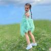 Miipat Baby Girls Tutu Dress Ruffle Flower Toddler Tulle Sleeveless Princess Party SundressMintGreen3-4T view 3
