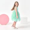 Miipat Baby Girls Tutu Dress Ruffle Flower Toddler Tulle Sleeveless Princess Party SundressMintGreen3-4T view 4
