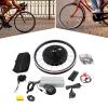 Gbonklong 48V 1000W Electric Bicycle Motor Kit, 20" Front Wheel E- E-Bike Cycling Hub with V brake & Disc brake for Assembling and Converting the 20in Front Wheel of a Bicycle view 4
