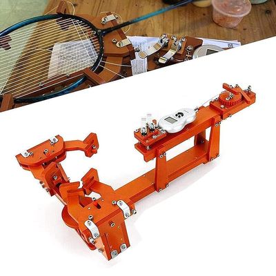 COYEUX Electric Badminton Racket Stringing Machine, 6-Point Fixed 60lb Winch Type, with LCD Screen Automatic Trigger Pull Cord, Squash, Tennis or Badminton Racket