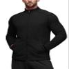 Zengjo Athletic Jacket Men Full Zip Lightweight(Black,L) view 2