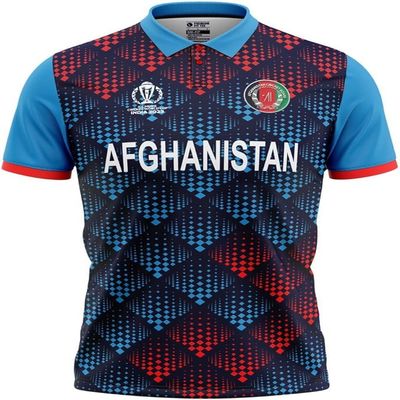 Afghanistan 2023 World Cup Cricket Fan Jersey - 100% Dryfit Polyester (Afghanistan Cricket 2023 - M-40)