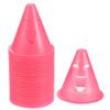 M METERXITY 25 Pack Agility Field Marker - Sports Cones Traffic Markers with Hole, Apply to Roller Skating/Bicycle Training Exercise (Pink) view 1