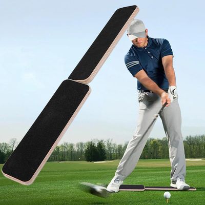 Golf Center of Gravity Transfer Board, Golf Swing Trainer Aid, Golf Chipping Plate, Increase Swing Speed, Perfect Golf Beginner Practice Equipment
