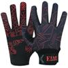 EFAH SPORTS Baseball Batting Gloves for Youth Adult Mens Kids Boys Padded Comfortable Softball Batting Gloves with Super Grip Finger Fit Palms (RED, Adult Medium) view 1